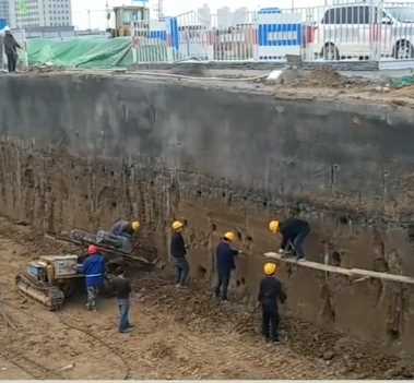 莱芜钢城区土钉墙支护